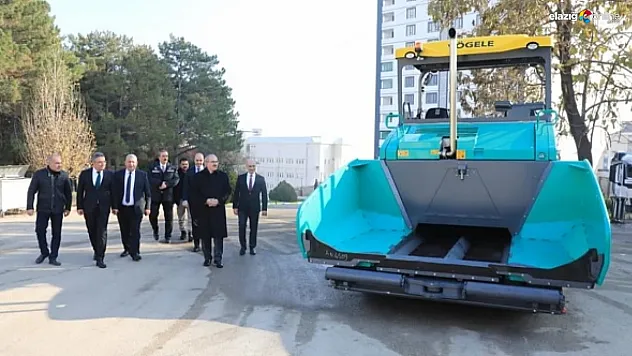 Elazığ İl Özel İdaresi makine parkını güçlendirmeye devam ediyor!