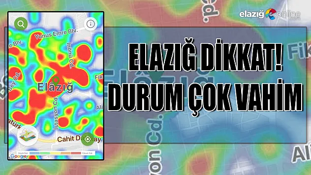 Elazığ'ın kırmızı alanı giderek genişliyor