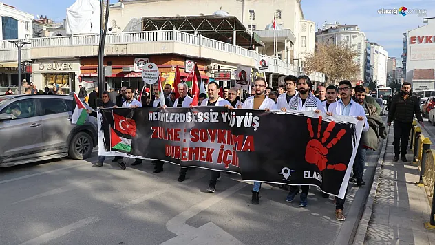 Elazığ'ın sağlık kahramanlarından Gazze'ye destek!