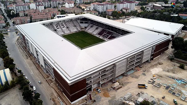 Elazığ'ın UEFA ve FIFA standartlarındaki modern stadında sona gelindi