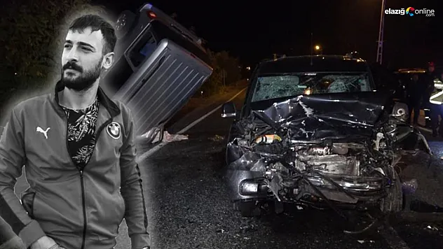 Elazığ-Pertek Karayolunda feci kaza! 1 ölü, 3 yaralı