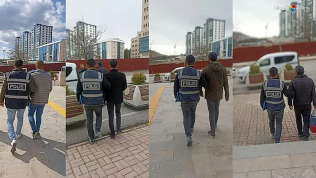 Elazığ polisi bir bir yakalıyor!