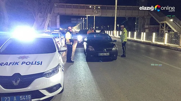 Elazığ polisi denetimleri sıklaştırdı