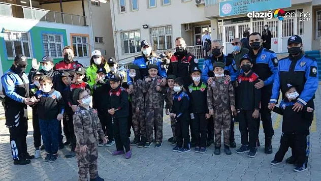 Elazığ polisi özel ve engelli çocuklarla bir araya geldi