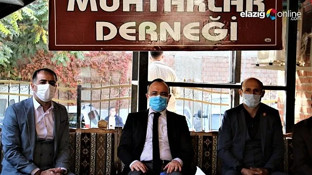 Elazığ protokolü, muhtarlarla bir araya geldi