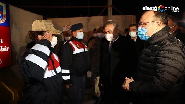 Elazığ protokolü yeni yıla güvenlik güçleriyle girdi