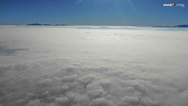 Sabah Sisi Elazığ'ı Kapladı, Harput'ta Kartpostallık Görüntüler Kaydedildi!