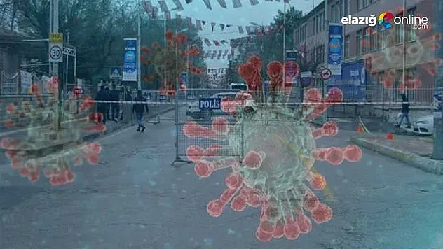 Elazığ'da koronavirüs vaka sayısının en üst seviyeye çıktığı öğrenildi