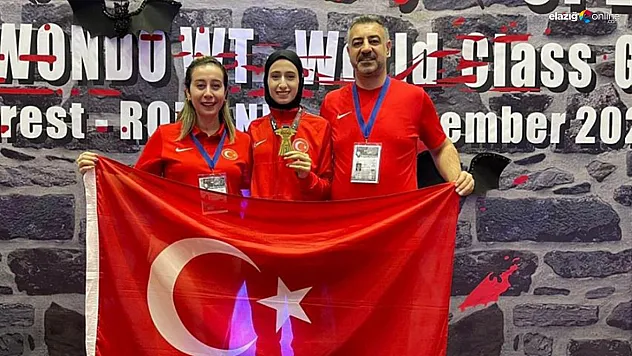 Elazığlı Gülse Polat'tan altın madalya