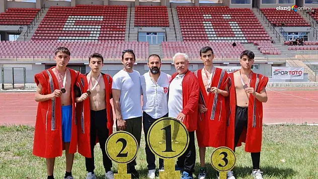 Elazığlı Gençler Türkiye Güreş Şampiyonasında Zirveye Yürüdü!