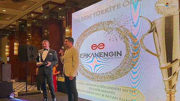 Elazığlı kuaför Erkan Engin'den büyük başarı!
