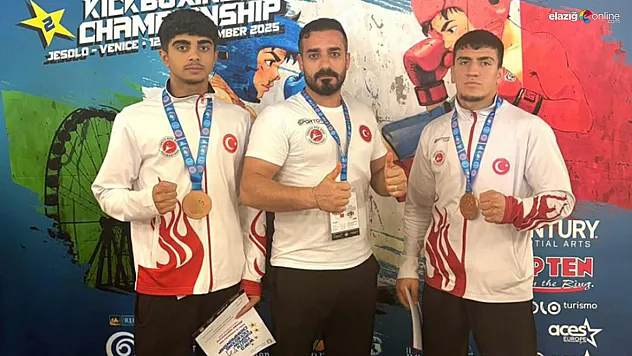 Elazığlı Milli Sporcular Avrupa Üçüncüsü Oldu!