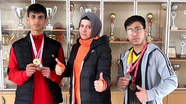 Elazığlı öğrenciler dereceyle döndü