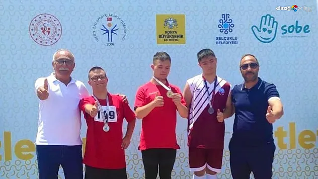 100 Metrede Fırtına Gibi Esti: Elazığlı Ömer Aydemir Türkiye Üçüncüsü Oldu!