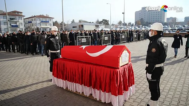 Elazığlı Polis Memuru Uğur Bulut için Malatya'da tören düzenlendi