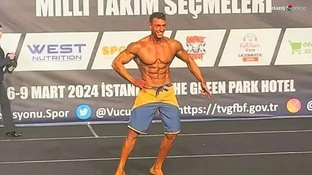 Elazığlı sporcu Erikçi'den büyük başarı!