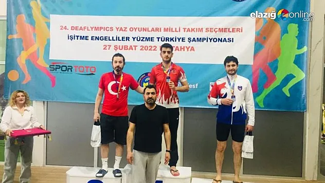 Yüzme Türkiye Şampiyonasında Elazığ rüzgarı
