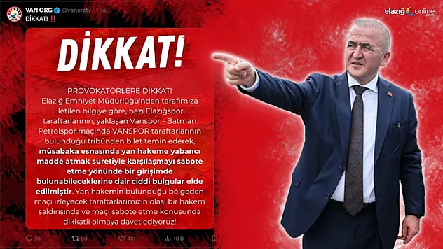 Elazığlıları Hedef Alan Paylaşıma Suç Duyurusu! VanOrg Özür Diledi Ama Yetmedi!