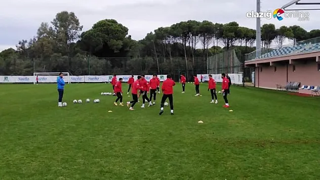 Elazığspor'da Antalya kampı sona erdi