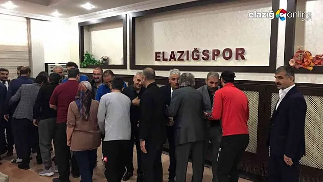 Elazığspor'da bayramlaşma töreni