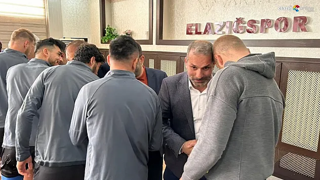 Elazığspor'da bayramlaşma töreni!