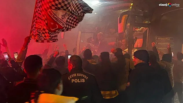 Elazığspor coşkuyla karşılandı