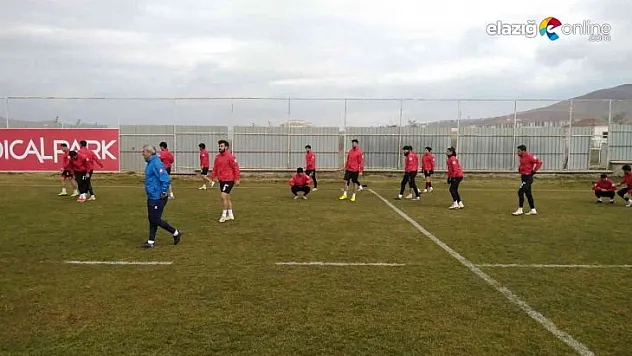 Elazığspor, zorlu maçın hazırlıklarına başladı