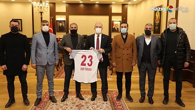 Elazığspor yönetiminden Vali Toraman'a ziyaret