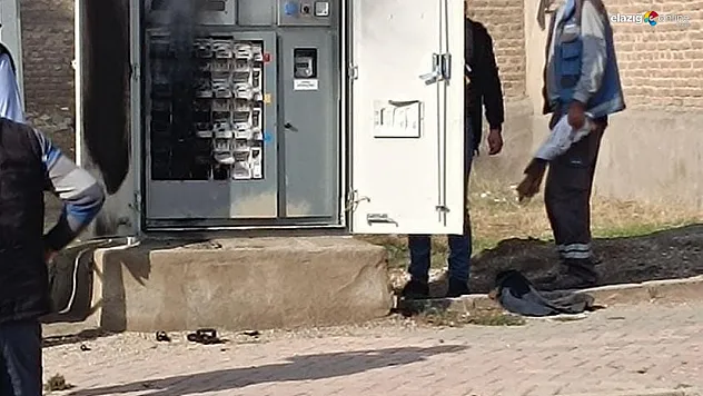 Trafodaki duman paniğe neden oldu!