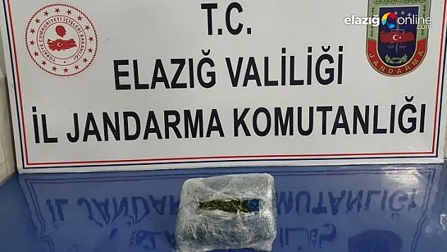 Esrar getirmeye çalışan şüpheli yakalandı