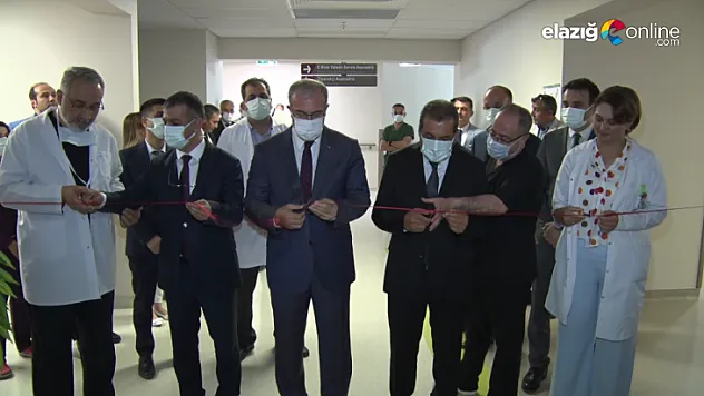 Fethi Sekin Şehir Hastanesi'nde 'Çocuk Palyatif Bakım Ünitesi' açıldı