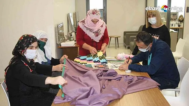 Hastanede açılan el sanatları kursu, hasta yakınlarına moral veriyor