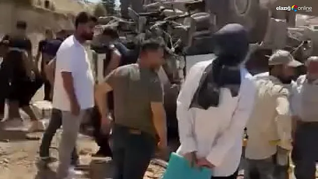 Elazığ Zafran Mahallesi'nde Korkunç Kaza!