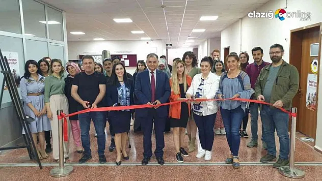 Fırat Üniversitesi öğrencilerinden resim sergisi