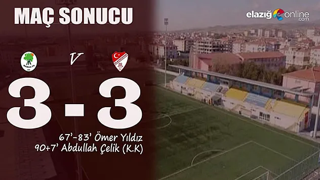 Gakgo 1 puanı son dakika golüyle kurtardı