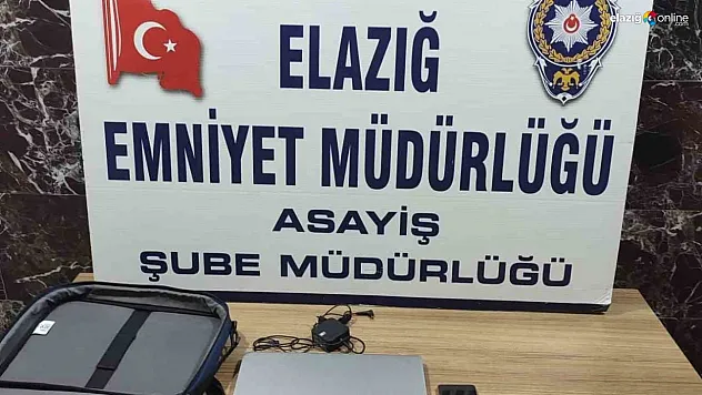 Elazığ'da 21 suç kaydı bulunan gazete hırsızı yakalandı!