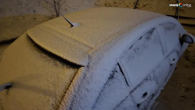 Gece Sıcaklıkları Sıfırın Altına Düştü: Elazığ'da Araç Camları Buz Kesti!