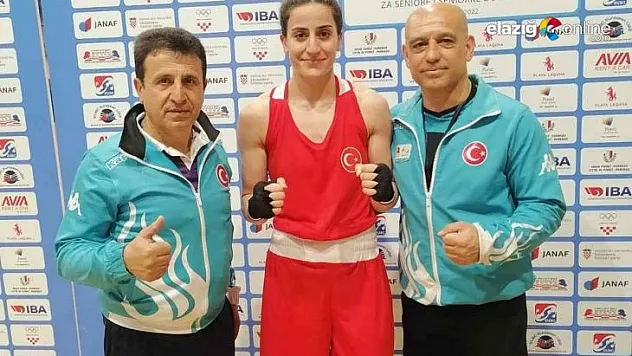Elazığlı milli boksör Gizem Özer finale yükseldi