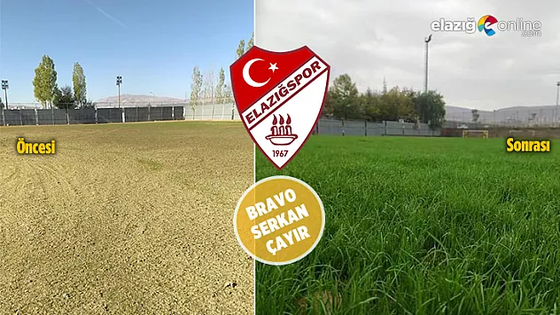 Gökmen Yıldıran antrenman sahası çimlendirildi