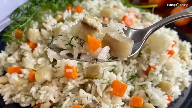 Gurme lezzetler serisi! İşte şef tavsiyeli enginarlı pirinç pilavı tarifi