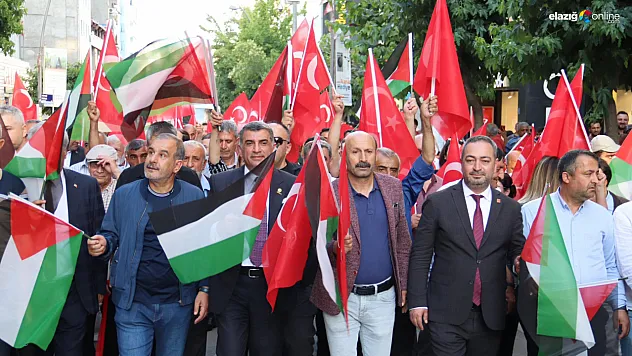 Gürsel Erol'un Filistin Yürüyüşüne İlgi Düşük Kaldı! Elazığ Samimi Bulmadı!