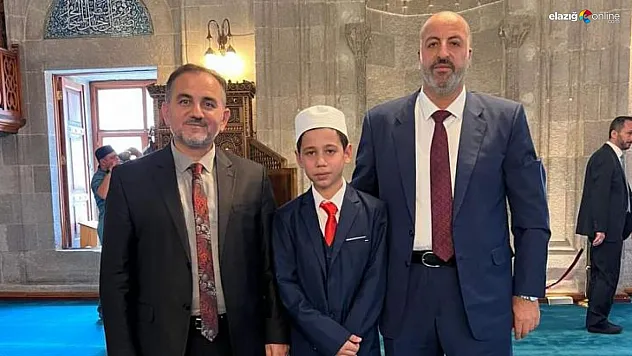 Hafızlık yarışması bölge birincisi Elazığ'dan