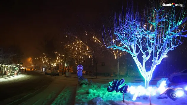 Harput adeta bir kış masalına dönüştü!