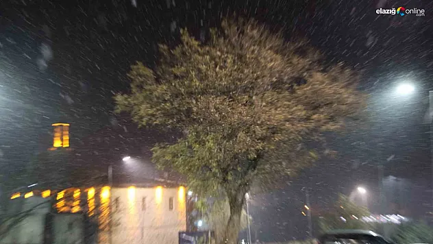 Tarihi Harput kışa merhaba dedi