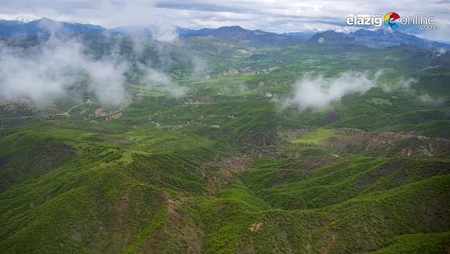 Havadan görüntülenen Tunceli doğasıyla kendisine hayran bıraktı