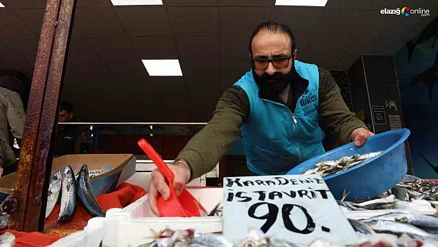 Havaların soğumasıyla Elazığ'da balığa ilgi arttı