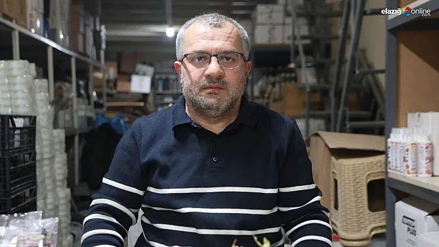 Elazığ ayazı kapıyı çaldı, vatandaş şifayı Kapalı Çarşı'da aradı!