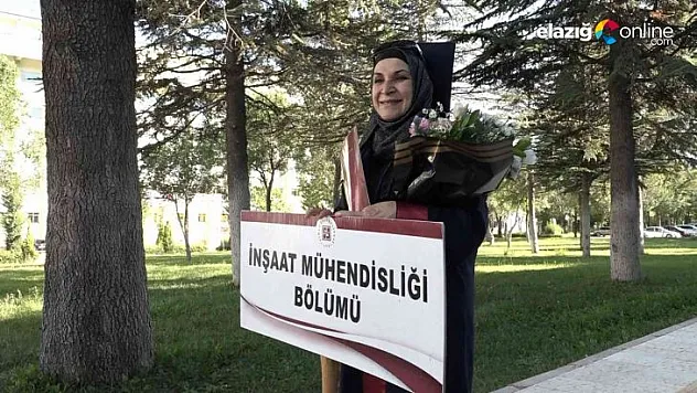 Hayali olan inşaat mühendisliğini 58 yaşında kazandı, 63 yaşında kep attı