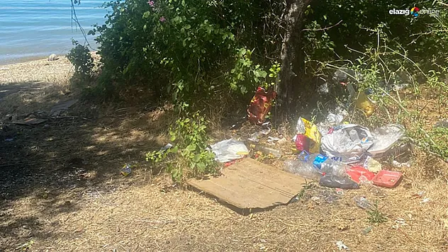 Hazar Gölü'nden Üzen Görüntüler: Elazığ'ın Cennet Köşesi Çöplüğe Döndü!