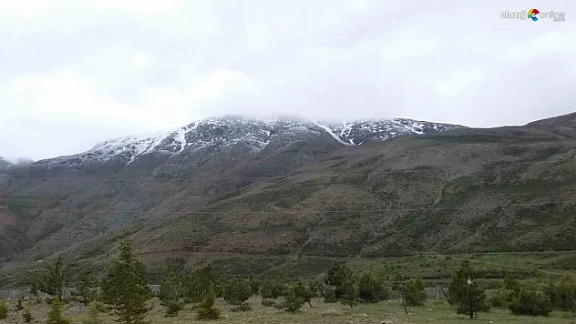 Elazığ'a kış geri geldi!